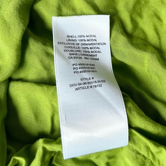 ARITZIA Wilfred green Sidonie Dress tiered mini size xs - Picture 4 of 8